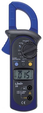 Digitale multimeter en amperemeter cat II 600V 400A AC