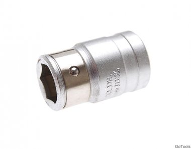 Bgs Technic 1/2 adapter met behouden van ball, f. 14 mm bits