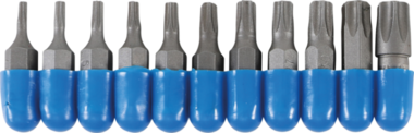 Bgs Technic Bit Set | 6,3 mm (1/4) aandrijving | Torx (voor Torx) | 11 stks