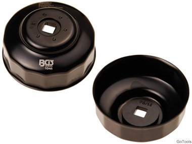 Bgs Technic Oliefilter dop zwarte 76 mm x p14