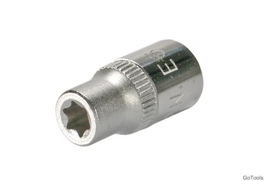 Bgs Technic 1/4 Socket voor Torx Schroeven, E6