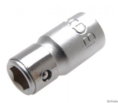 1/4 adapter met behouden van ball, f. 1/4 bits (op houder)