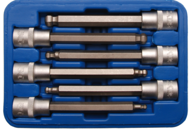 Bgs Technic Bit set inbus ( binnen 6 kant) kogelkop, 1/2