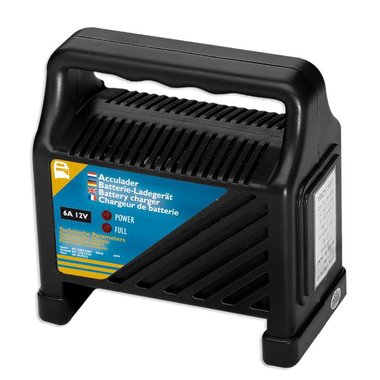 Acculader 12V 6Amp.