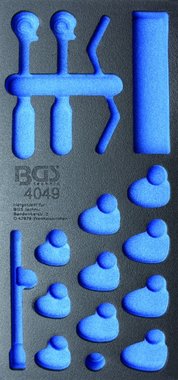 Bgs Technic Gereedschapsbakje 1/3, leeg voor artikel BGS 4049