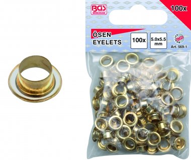 Bgs Technic 100-delige Oogjes 5,0 mm