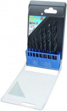 8-delige HSS Drill Set, 3-10 mm