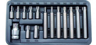 Bgs Technic Bit set Torx, 15 delig
