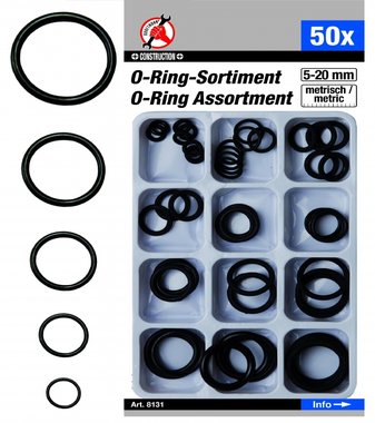 Bgs Technic 50-delige O-Ring Assortiment