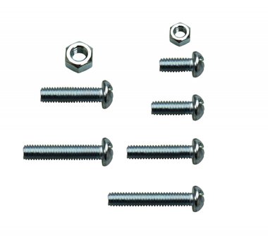 Bgs Technic Assortiment, moeren en schroeven, 125 dl, M4  M5 metrisch