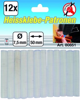 12-delige Glue Sticks, 7,5 mm