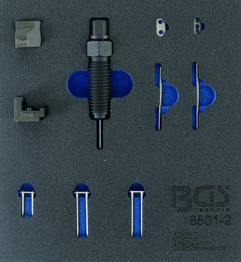 Bgs Technic Uitbreidingset voor distributieketting klinkgereedschap (BGS 8501) geschikt voor 3 mm kettingbouten