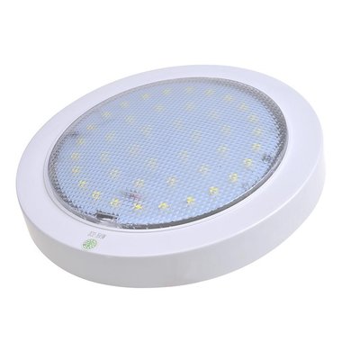 Plafonnière 42-leds 12V 840lm Ø220x50mm