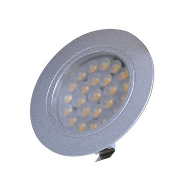 Inbouwspot 24-leds 12V 220lm Ø65x11mm