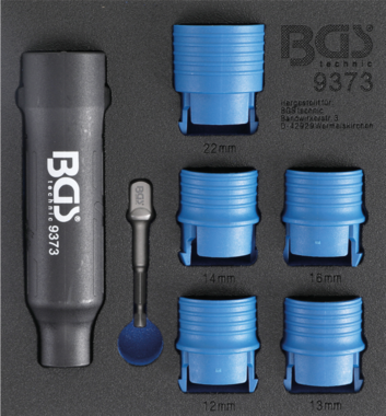 Bgs Technic Stoelreinigingsborstel, 12 - 22 mm 7-delige