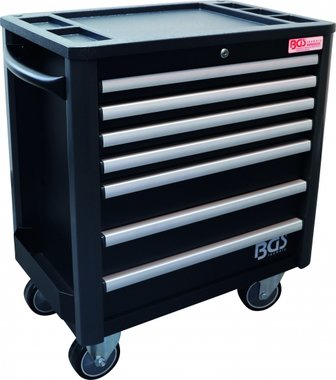 Carrello da officina a 7 cassetti PRO, vuoto, altezza ridotta