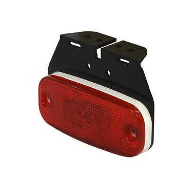 Markeringslamp 10-30V rood 110x45mm LED met houder