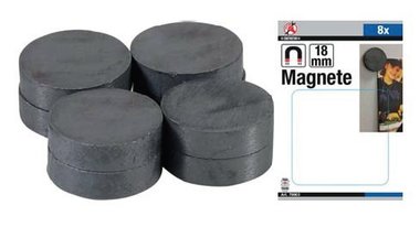 Magneetset keramisch Dia 18 mm 8 st.