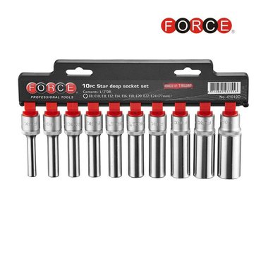 1/2 Doppenset Torx lang 10-delig