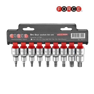 1/2 Doppenset Torx 9-delig