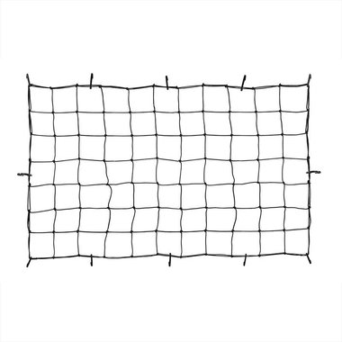 Elastisch aanhanger- en bagagenet 90x150cm met kunststof haken