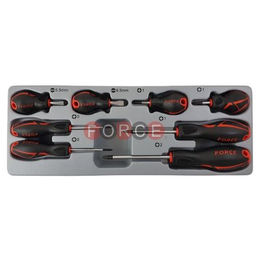 Screwdriver set 8 delig