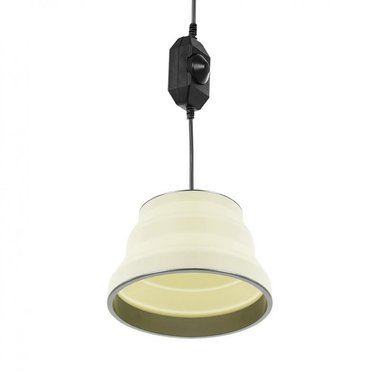 Hanglamp LED opvouwbaar silicone wit Ø15cm