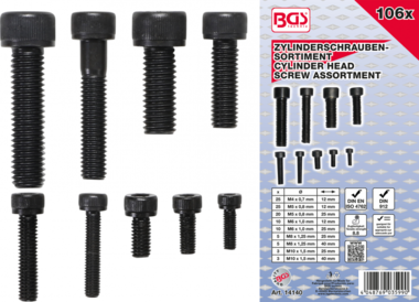 Bgs Technic Cilinderschroevenassortiment inbus 106-dlg