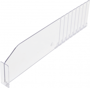 Bgs Technic Kunststof-scheidingsplaat transparant 285 / 480 x 60 mm